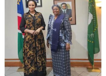 Bianca Ojukwu Meets Namibia’s First Female President