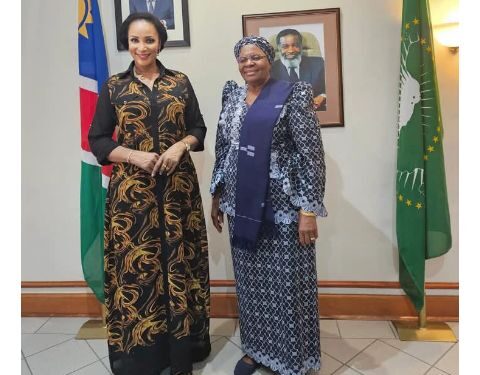Bianca Ojukwu Meets Namibia’s First Female President