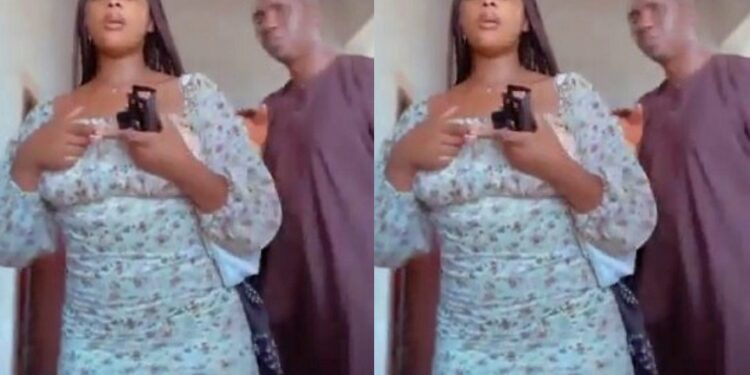 UNIZIK female student slaps, bites lecturer for interrupting video Recording.