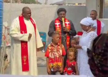 Ebube Muonso Visits Slain Lawmaker Family, Gives Scholarship to Son (Video)