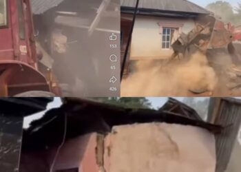 Soludo demolishes more houses harboring kidnappers in Nnewi