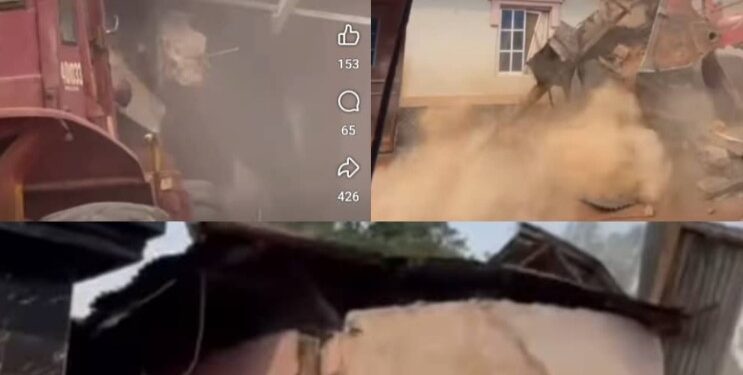 Soludo demolishes more houses harboring kidnappers in Nnewi