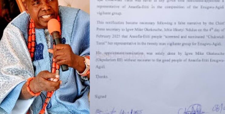 Anambra Community Denies Monarch’s Claim Regarding Vigilante Group Representative