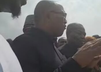 Peter Obi, Labour Party Legislators, Others Visit Bridge Head Market.