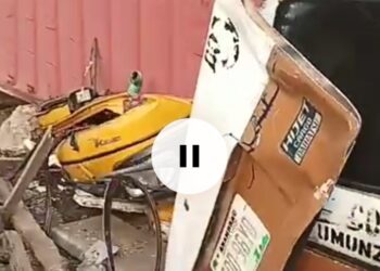 Many Feared Dead, Vehicles Trapped, As Speeding Trailer Ram into Vehicles in Anambra