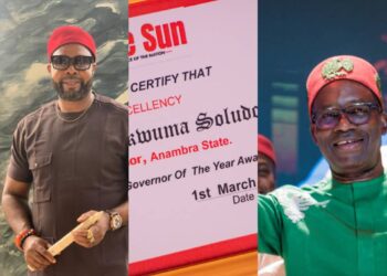 SUN Gov Award: Anambra Community Leader Hails Soludo, endorses 2nd Term Bid