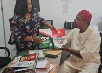 Breaking: Anambra Guber: Obiano’s Appointee, Ezenwafor Picks PDP Nomination Forms