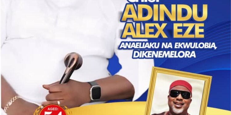 Night of Tribute to Hold in Honour of Renowned Member of Pinnacle International, Chief Anaeliaku