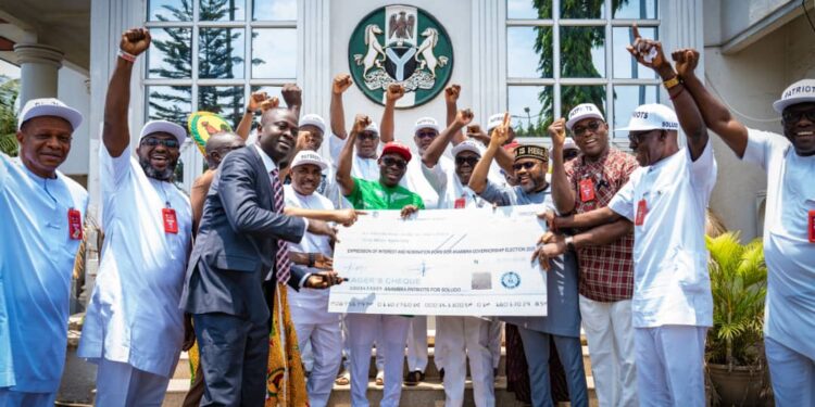 Anambra Guber: Group Donates N30m to Soludo For Expression of Interest, Nomination Forms