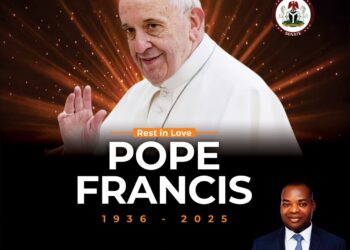Nwoye Sympathizes With Catholic Faithfuls over Pope Francis