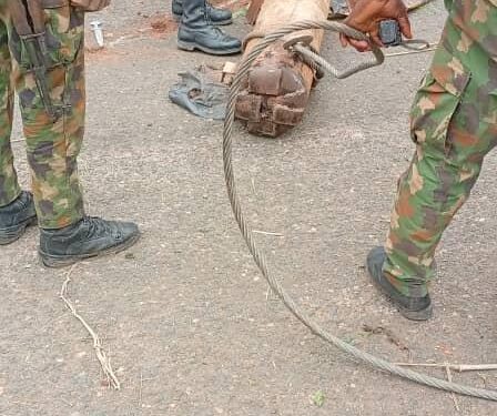 JTF Discovers Bomb Factory in Anambra, Destroys Criminal Den.