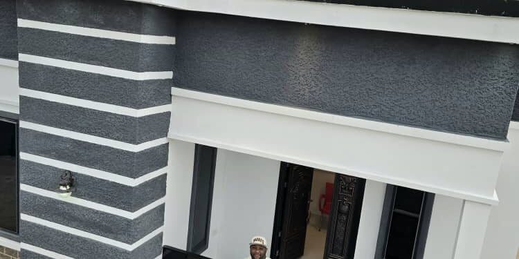 Popular Anambra Comedian, MC Shade, Builds a New House (Pics)