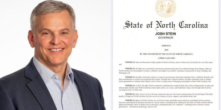 American Governor Declares June 14 Igbo Day.