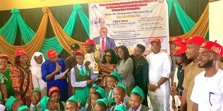 Mater Amabilis Defeats Over 200 Schools to Emerge Winner of Dr. Chinedu Umeadi Annual Science Quiz Competition