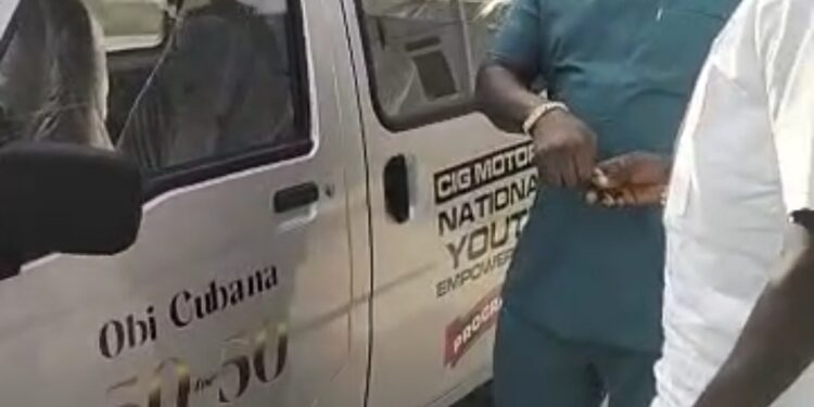 Obi Cubana Gifts Secondary School Classmate Mini Bus.