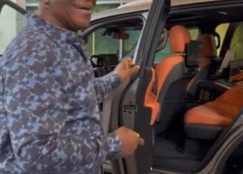 Anambra Man Shocked as Children Surprise Him with Brand New SUV on Birthday