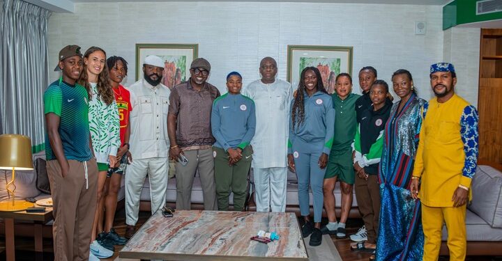 Anambra Billionaire, Prince Okonkwo Hosts The Victorious Super Falcons