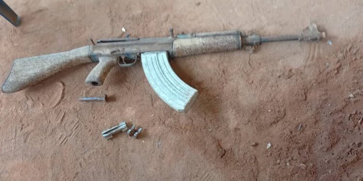 Police Recover Abandoned AK-47 Rifle In Anambra, Declare Owner Wanted.