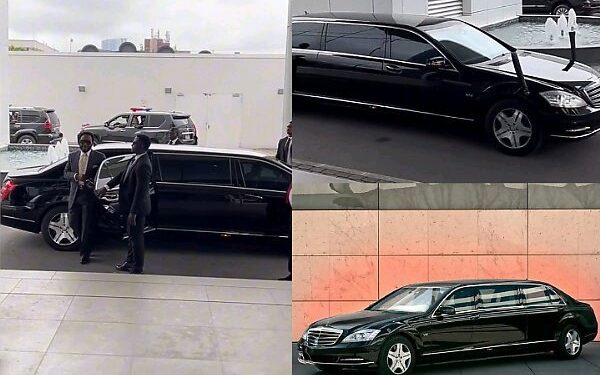 Nestoil Boss, Dr Ernest Obiejesi Pulls Up In Style In Mercedes-Benz S600 Pullman Guard Limousine