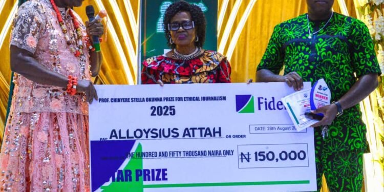 The Sun Correspondent Attah wins 2025 Prof Okunna Ethical Journalism Prize