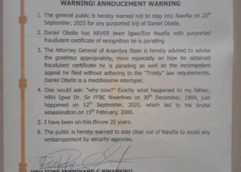 Rival Monarchs Lock Horns Over Community’s New Yam Festival in Anambra.