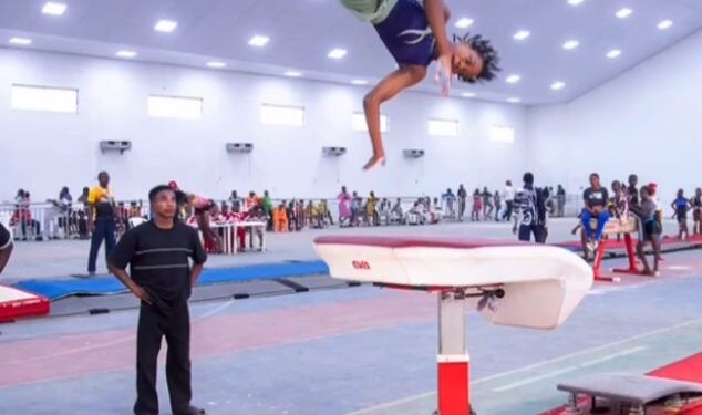 14-Year-Old Gymnast, Stephanie Ogechukwu Shines at National Youth Games 2025
