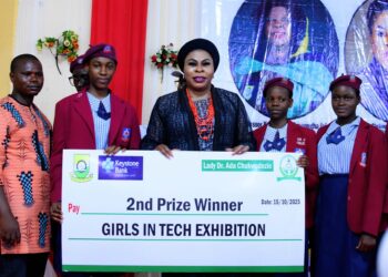 Keystone Bank Chairman Rewards Young Scientists and “Girls in Tech” Innovators at FAPSCON 2025