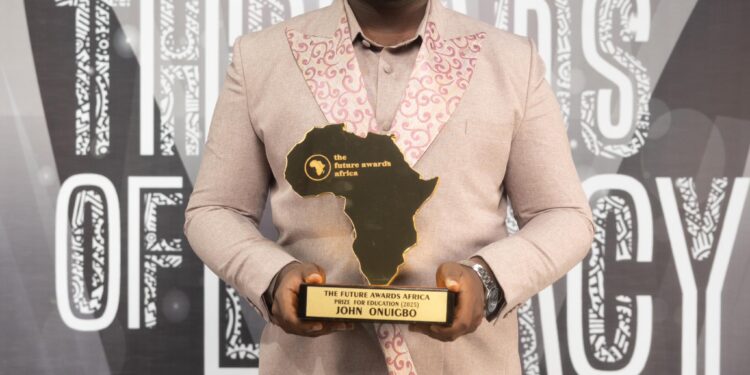 John Onuigbo Wins The Future Awards Africa Prize for Education 2025