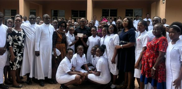 Obi Donates ₦10m to Oji River Nursing School