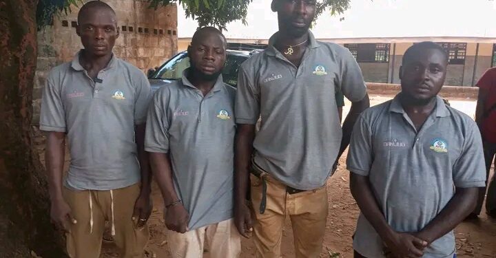 OCHA Brigade Arrests Seven Illegal Revenue Collectors, Charges Them to Court