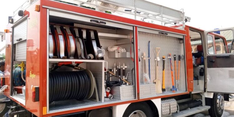 LG Chairman Procures Fire Trucks a week after Fire Outbreak destroyed an Industry in Nnewi