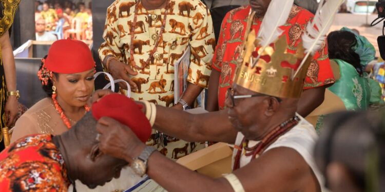 Enugu Community Confers Chieftaincy Titles on Chief Ugochukwu Okeke, Wife