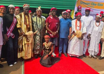 Soludo Unveils Road Built by Anambra Traditional Ruler
