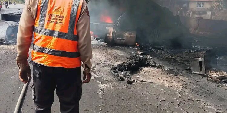 Two Killed as Petrol Tanker Explode in Anambra