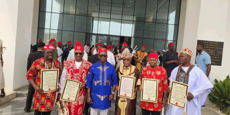 Billionaire Chico, 5 Others Get Certificate of Recognition as Anambra monarchs