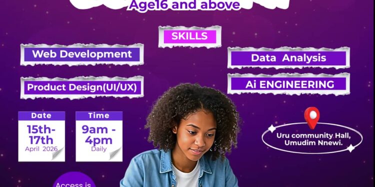 A three-Day Bootcamp for Digital Skill acquisition set to hold in Nnewi in April
