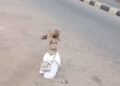 Fear as Unknown Deity Takes Over Major Road in Anambra (Video)