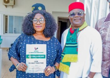NASS 2027 ELECTIONS: APGA’s Chinwe Nnabuife Picks APGA Forms, Set For Reelection