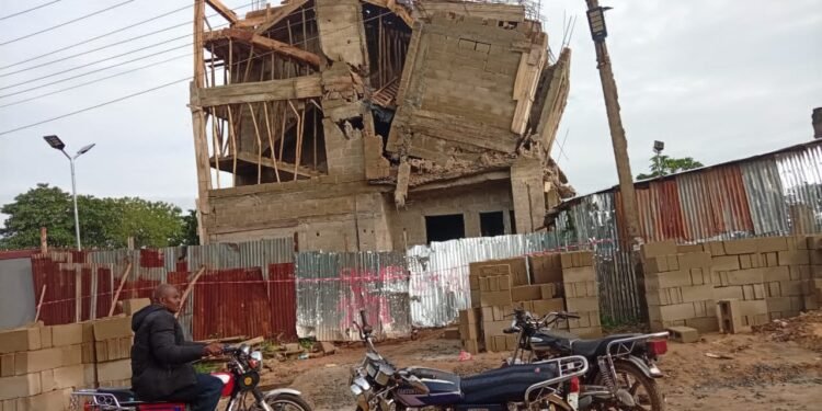Building Under Construction Collapses in Anambra Community