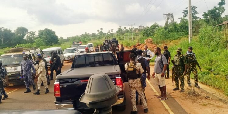 Anambra CP Vists Scene of Sunday Attack On Chief of Staff