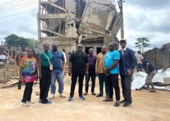 ‎Anambra Goverment Demolishes Collapsed Three-Storey Building In Umuoji, Issues Fresh Warning To Property Developers.