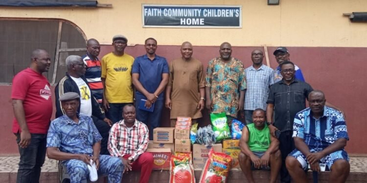 Jubilation as Anglican fathers fete orphanage, donate foodstuffs, cash