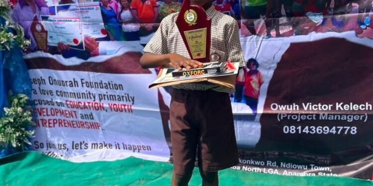 8-year-old Anambra pupil makes history, defeats 150 schools in Spelling Bee competition
