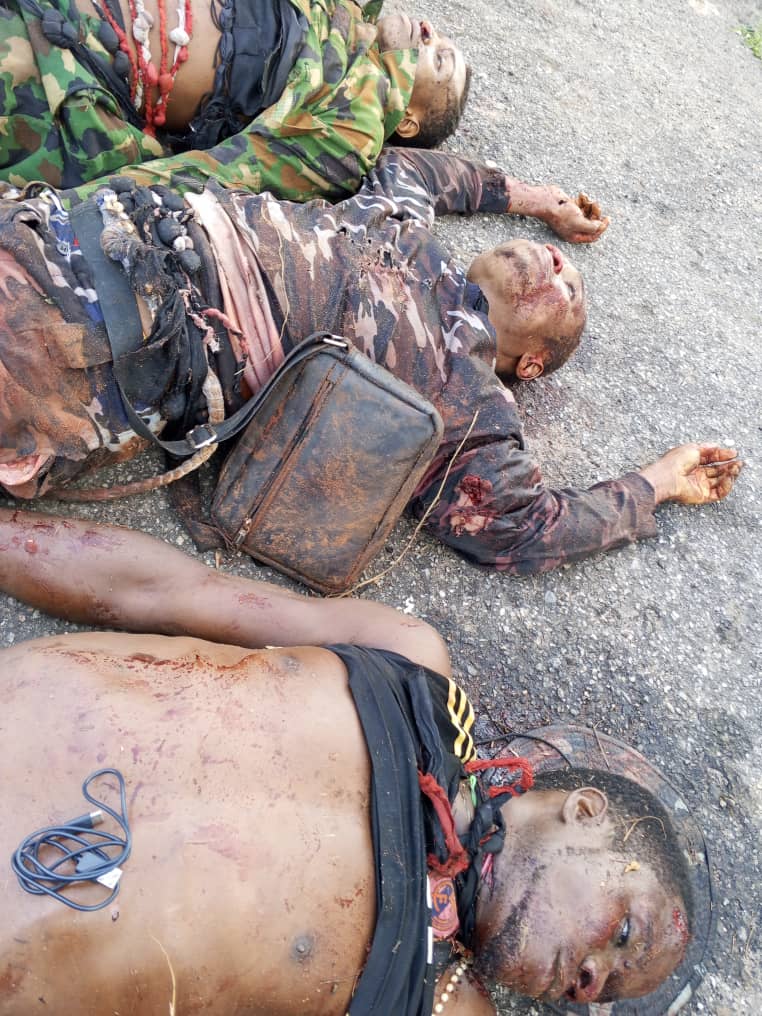 Agunechemba operatives kill three, Recover RPG, AK-47s, Hilux Van