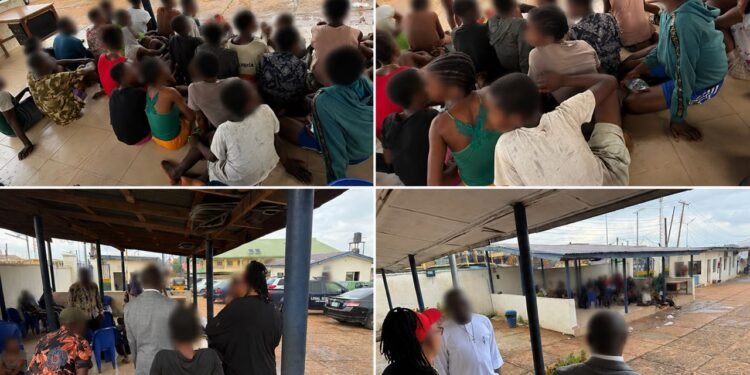 Anambra Police nab 6, rescue 29 in child trafficking raid 