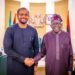Tinubu celebrates SEDC boss, Mark Okoye, at 40