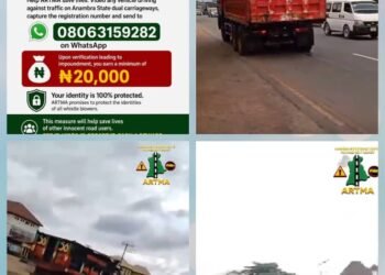 Anambra Residents To Earn ₦20,000 Rewards For Exposing Traffic Offenders