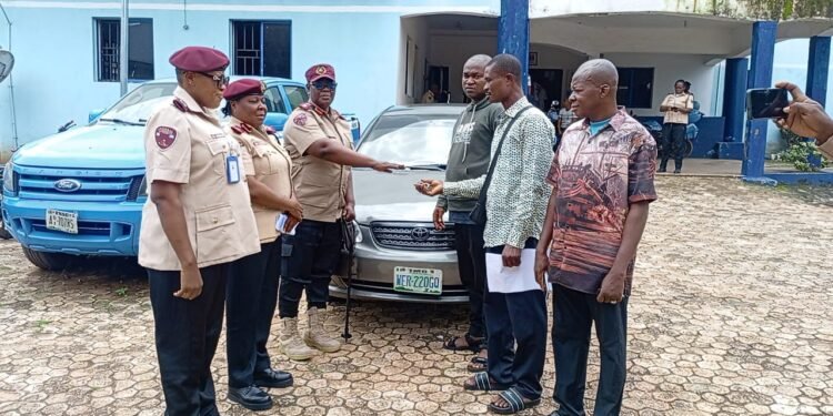 FRSC arrest 2, recovers suspected stolen vehicle in Anambra