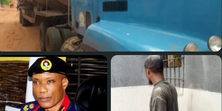 NSCDC arrests suspect for assault, impounds truck with 45000 liters of adulterated PMS