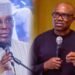 Atiku Warns Tinubu Over Peter Obi’s Safety